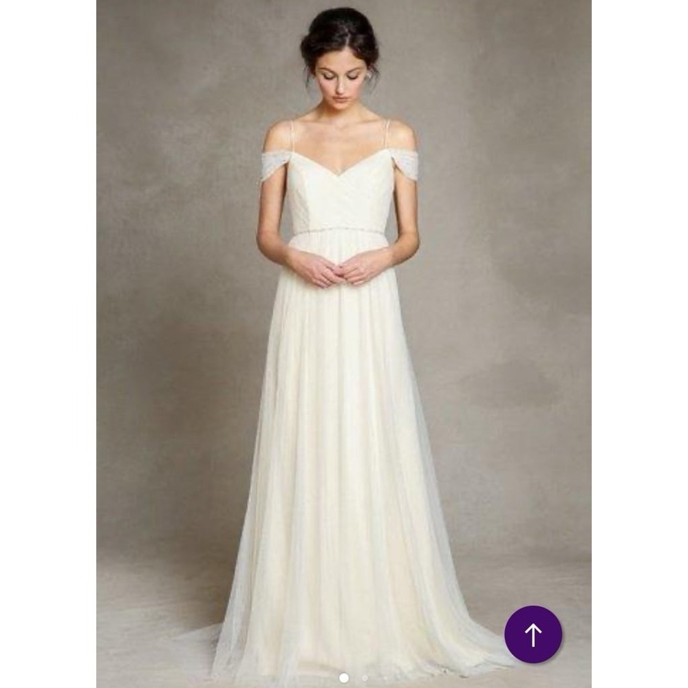 Jenny‎ Yoo Mia A-Line Wedding Gown Dress Embellished Beaded NWT  Sweetheart